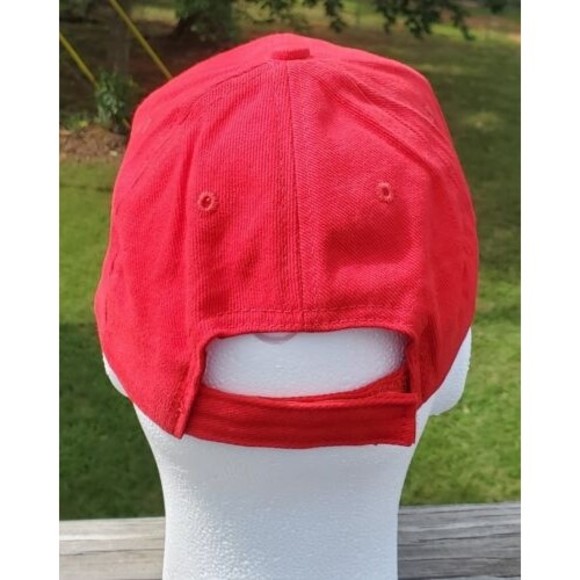 North Carolina Hat Powerball Lottery Cap Red 100% Cotton Adjustable Baseball - Picture 5 of 8